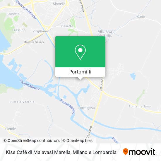 Mappa Kiss Cafè di Malavasi Marella