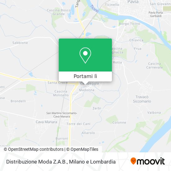 Mappa Distribuzione Moda Z.A.B.