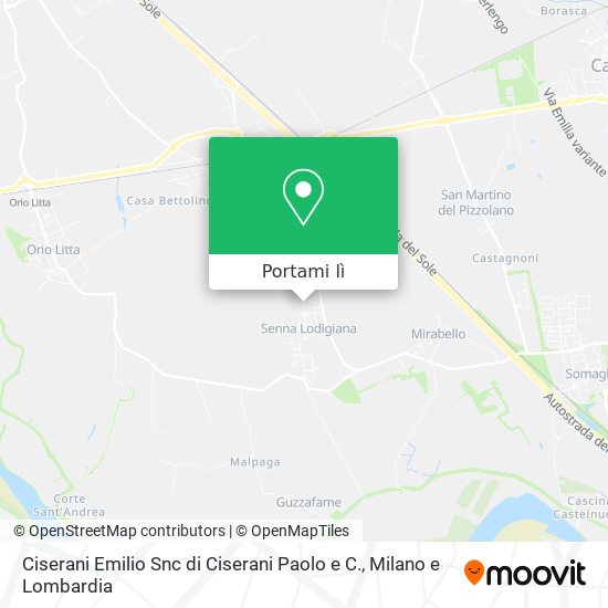 Mappa Ciserani Emilio Snc di Ciserani Paolo e C.