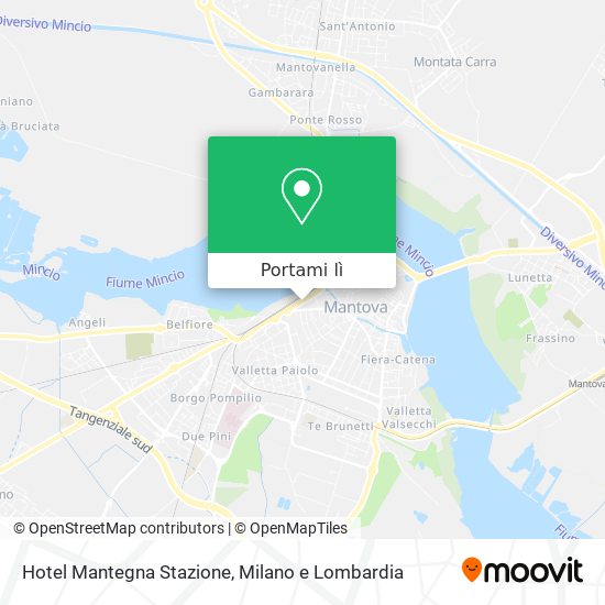 Mappa Hotel Mantegna Stazione