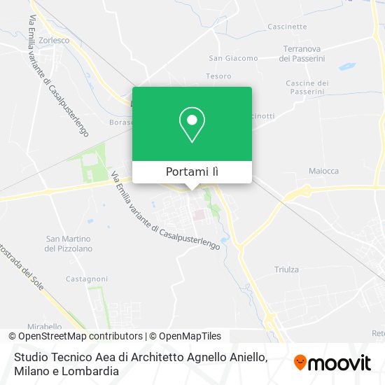 Mappa Studio Tecnico Aea di Architetto Agnello Aniello