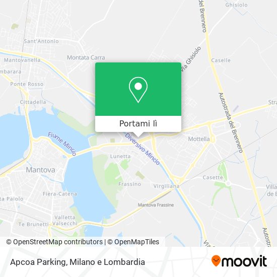 Mappa Apcoa Parking