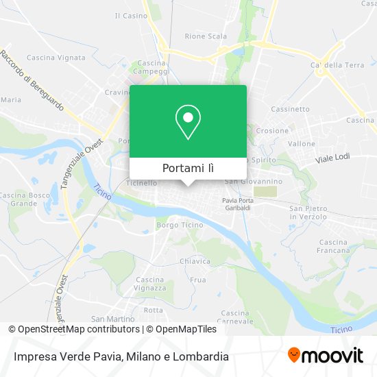 Mappa Impresa Verde Pavia