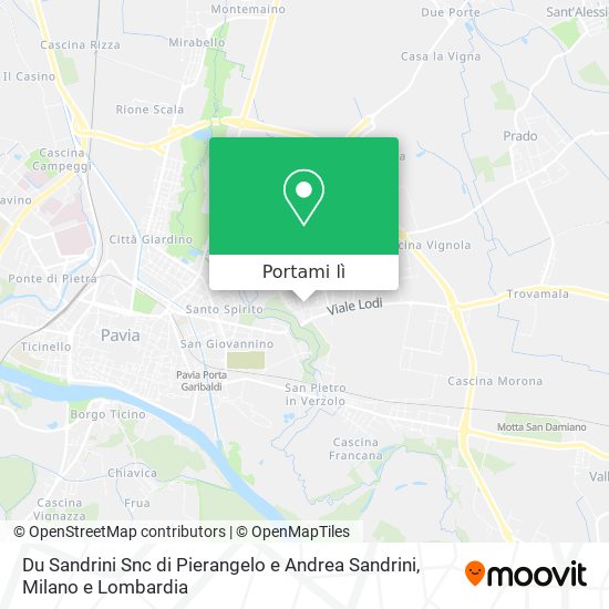 Mappa Du Sandrini Snc di Pierangelo e Andrea Sandrini