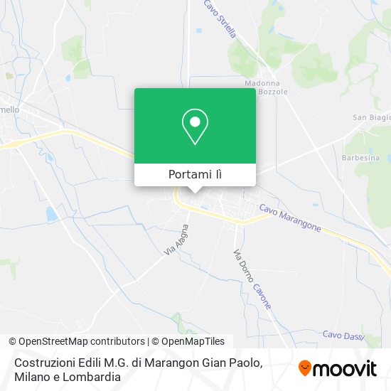 Mappa Costruzioni Edili M.G. di Marangon Gian Paolo