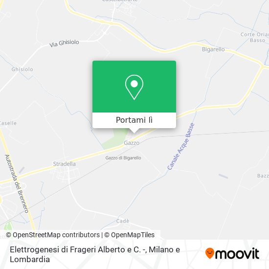 Mappa Elettrogenesi di Frageri Alberto e C. -