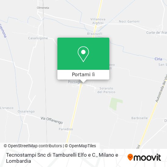 Mappa Tecnostampi Snc di Tamburelli Elfo e C.