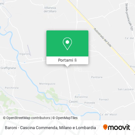 Mappa Baroni - Cascina Commenda