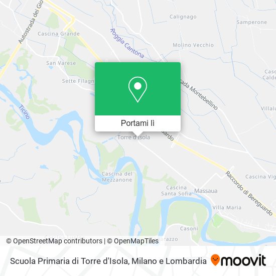 Mappa Scuola Primaria di Torre d'Isola