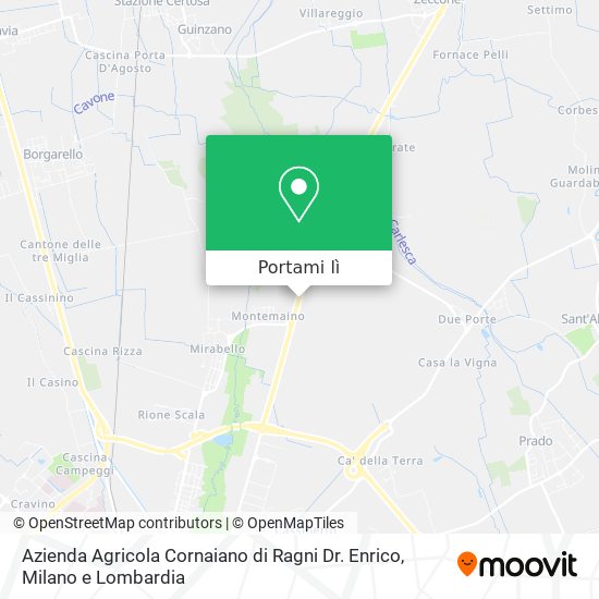 Mappa Azienda Agricola Cornaiano di Ragni Dr. Enrico