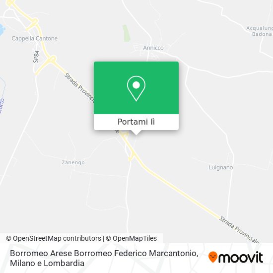 Mappa Borromeo Arese Borromeo Federico Marcantonio