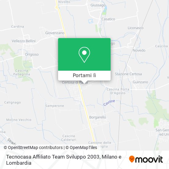 Mappa Tecnocasa Affiliato Team Sviluppo 2003