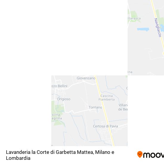 Mappa Lavanderia la Corte di Garbetta Mattea