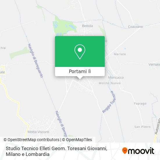 Mappa Studio Tecnico Elleti Geom. Toresani Giovanni