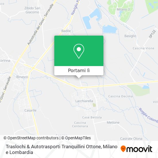 Mappa Traslochi & Autotrasporti Tranquillini Ottone