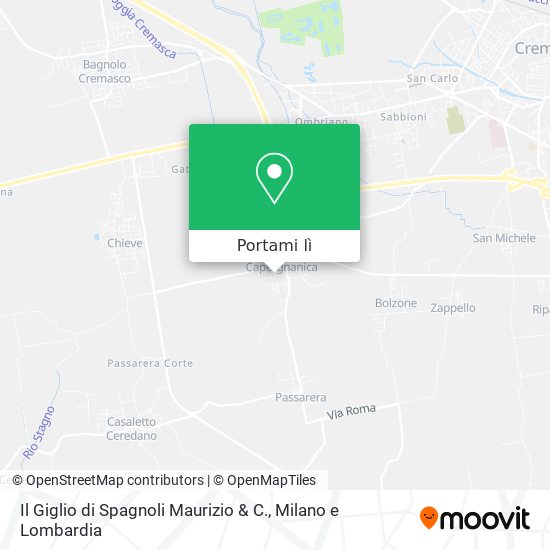 Mappa Il Giglio di Spagnoli Maurizio & C.