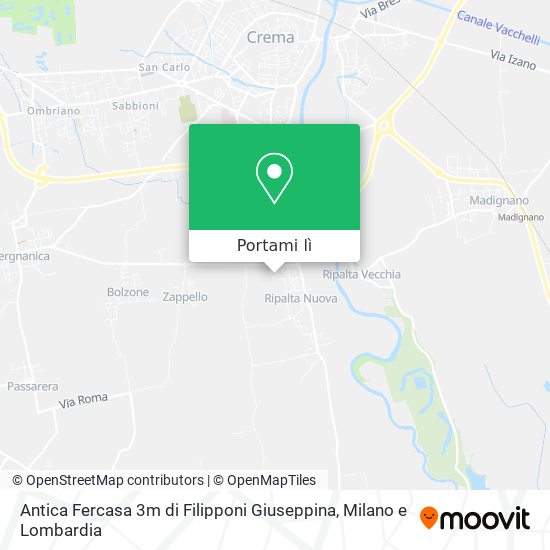 Mappa Antica Fercasa 3m di Filipponi Giuseppina