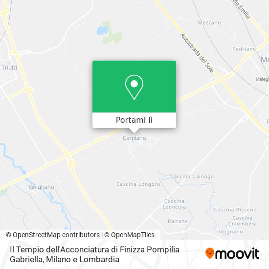 Mappa Il Tempio dell'Acconciatura di Finizza Pompilia Gabriella