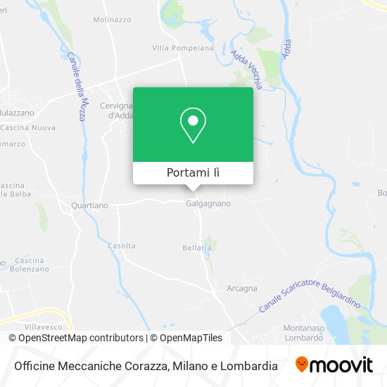 Mappa Officine Meccaniche Corazza