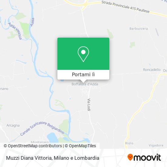 Mappa Muzzi Diana Vittoria
