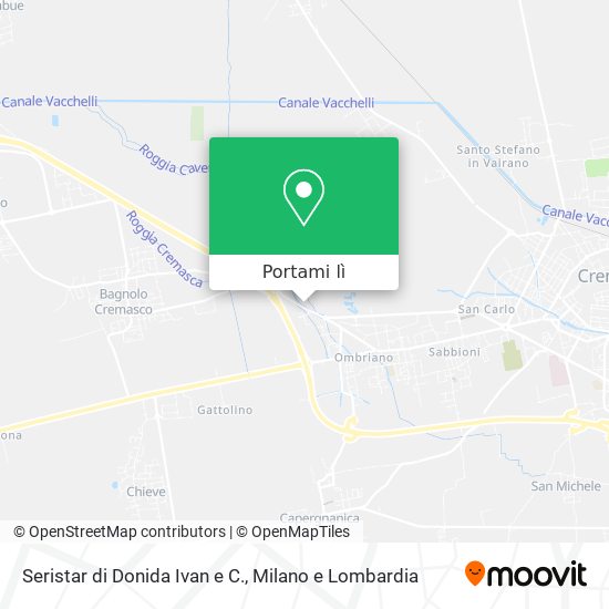 Mappa Seristar di Donida Ivan e C.