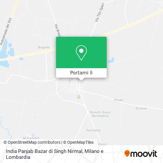 Mappa India Panjab Bazar di Singh Nirmal