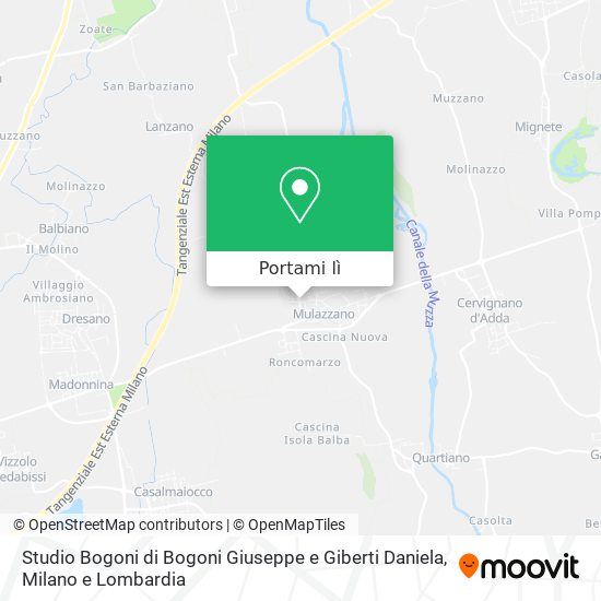 Mappa Studio Bogoni di Bogoni Giuseppe e Giberti Daniela