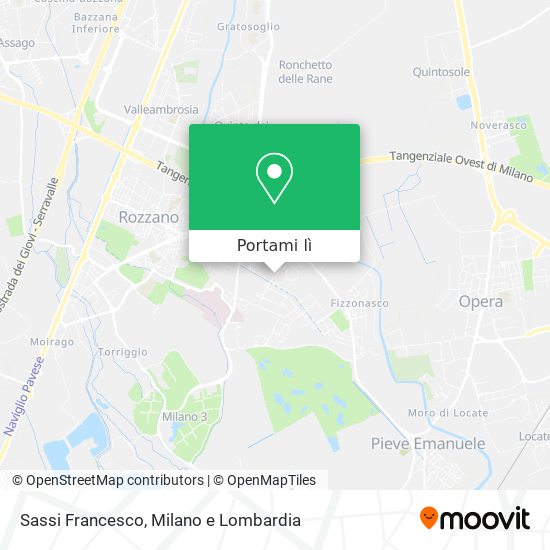 Mappa Sassi Francesco