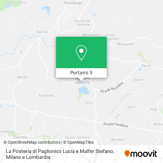 Mappa La Posteria di Paglionico Lucia e Malfer Stefano