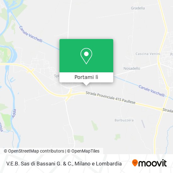 Mappa V.E.B. Sas di Bassani G. & C.