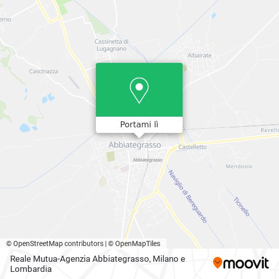 Mappa Reale Mutua-Agenzia Abbiategrasso