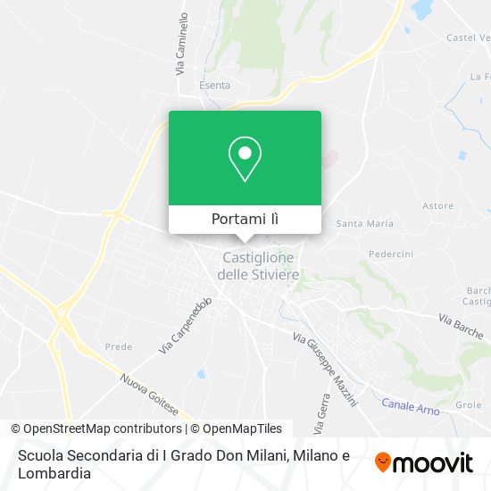 Mappa Scuola Secondaria di I Grado Don Milani