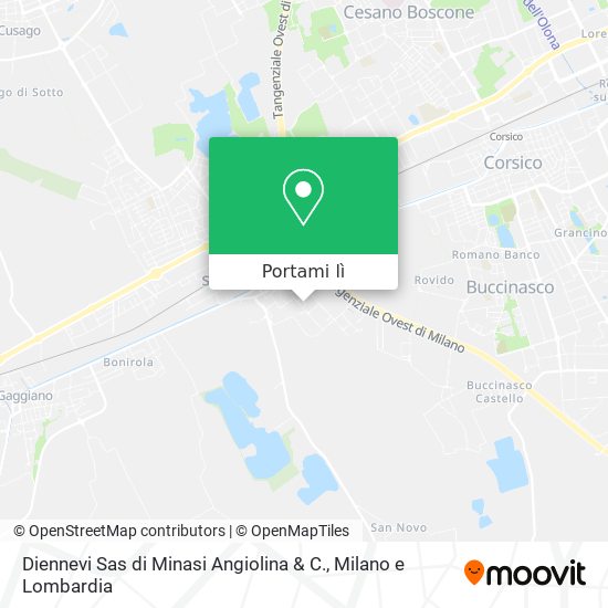 Mappa Diennevi Sas di Minasi Angiolina & C.