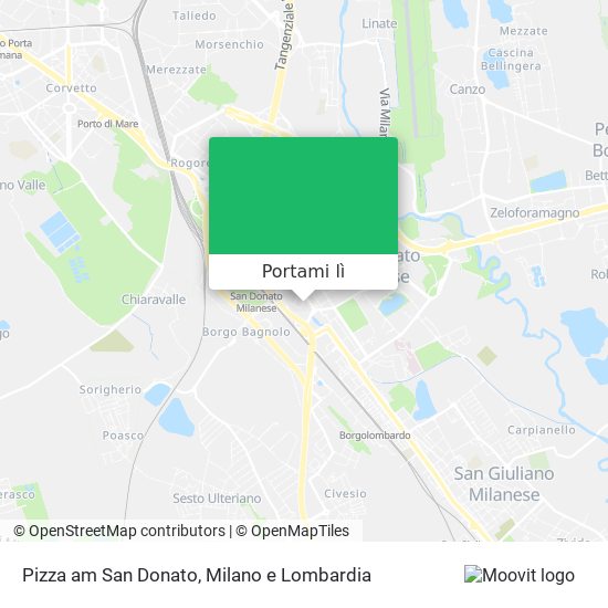 Mappa Pizza am San Donato