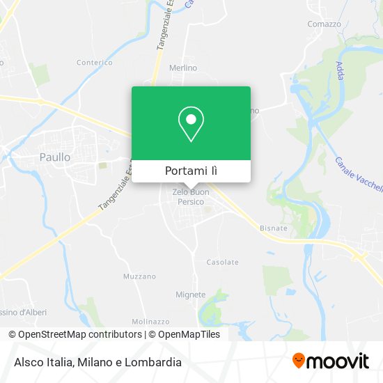 Mappa Alsco Italia
