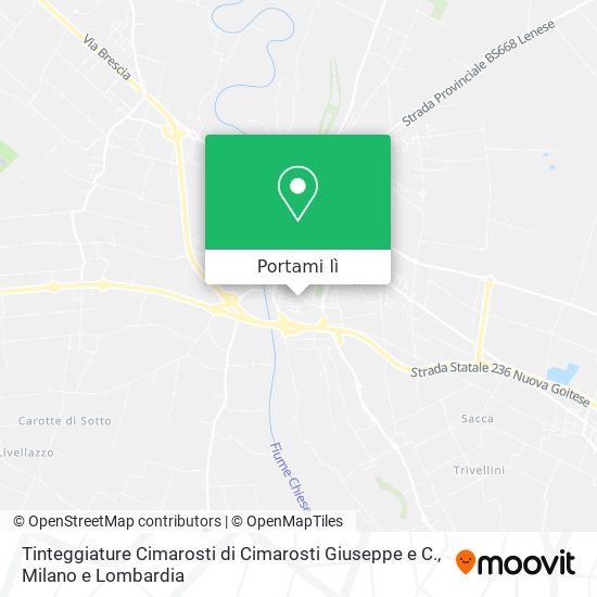 Mappa Tinteggiature Cimarosti di Cimarosti Giuseppe e C.