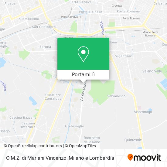 Mappa O.M.Z. di Mariani Vincenzo