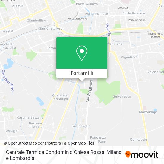 Mappa Centrale Termica Condominio Chiesa Rossa