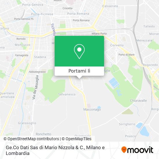 Mappa Ge.Co Dati Sas di Mario Nizzola & C.