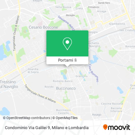 Mappa Condominio Via Galilei 9