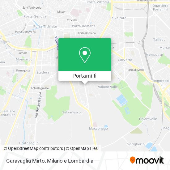 Mappa Garavaglia Mirto