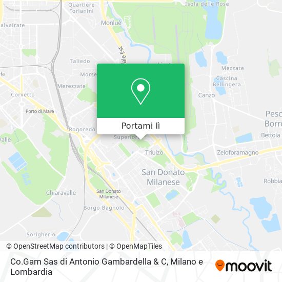 Mappa Co.Gam Sas di Antonio Gambardella & C