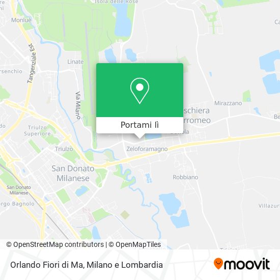 Mappa Orlando Fiori di Ma