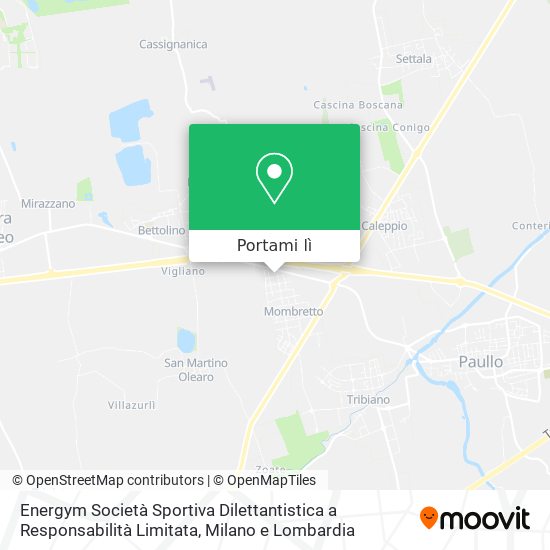 Mappa Energym Società Sportiva Dilettantistica a Responsabilità Limitata