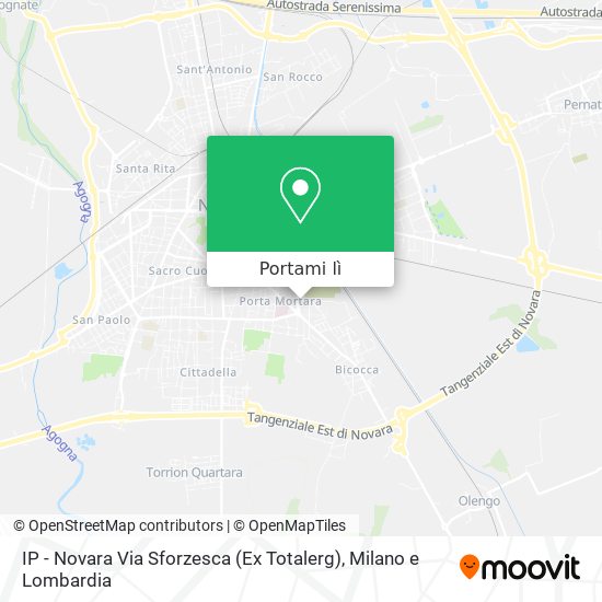 Mappa IP - Novara Via Sforzesca (Ex Totalerg)