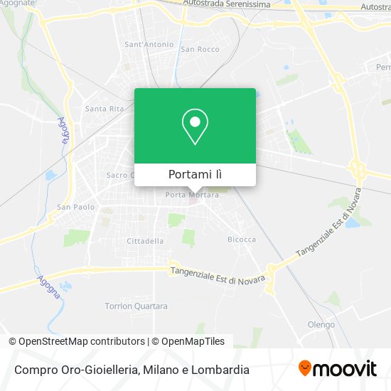 Mappa Compro Oro-Gioielleria