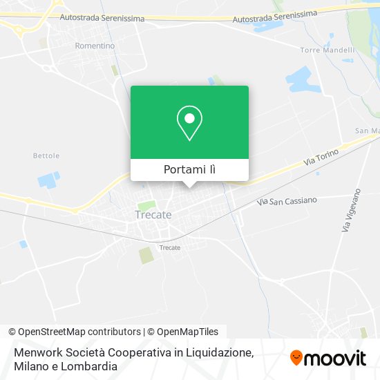 Mappa Menwork Società Cooperativa in Liquidazione