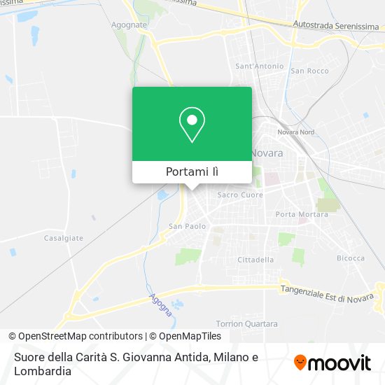 Mappa Suore della Carità S. Giovanna Antida