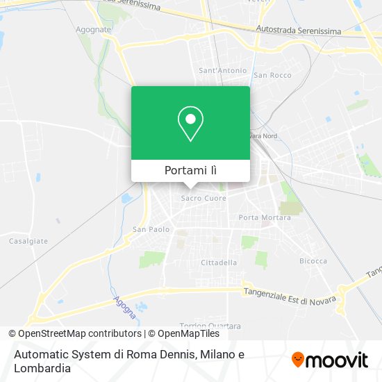 Mappa Automatic System di Roma Dennis