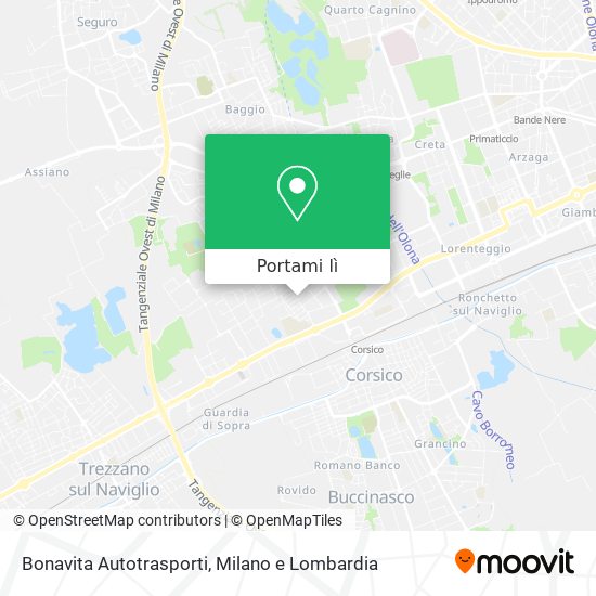 Mappa Bonavita Autotrasporti
